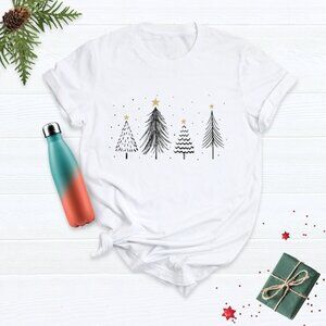 Christmas Pine Tree Shirt, Christmas Tree Tee, Christmas Shirt